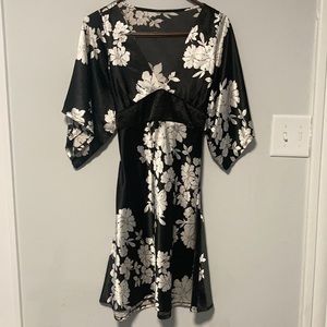 Sexy silky midi dress